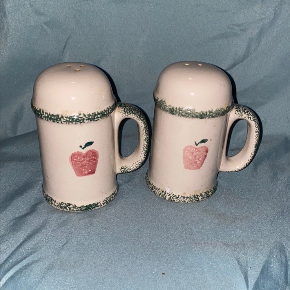 BX48 Apple Design Salt and Pepper Shakers